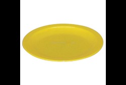 Assiettes Kristallon, PP - 172mm - jaune- 12pce